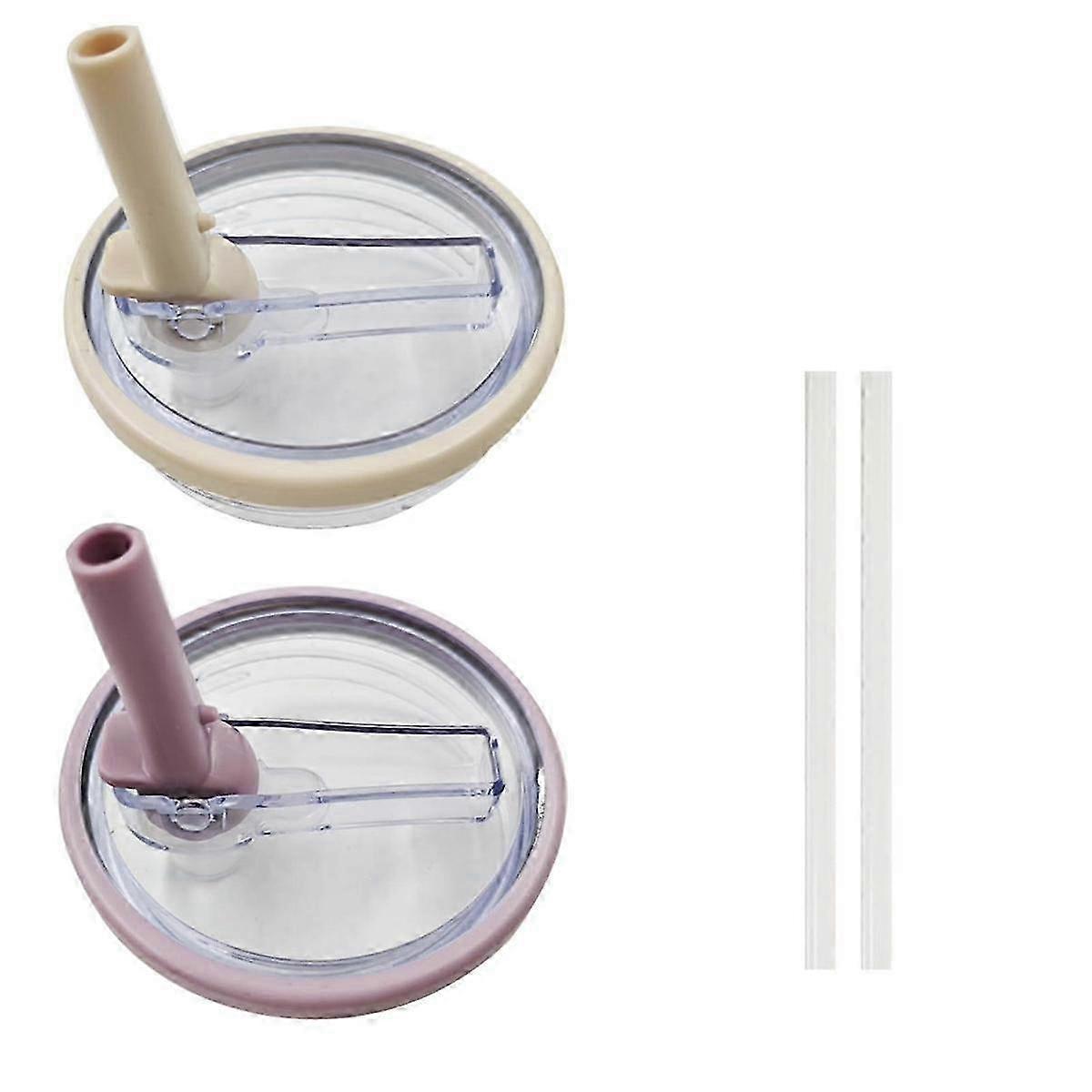 40oz Replaceable Tumbler Flip Straw Lid for Quencher, Straw Lid Replacement Fit for HydroJug Traveler C