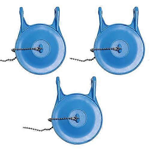 3-Inch Toilet Flapper Replacement Part Compatible Lowes with AquaSouce Flapper (98923...), Blue-3 PCS