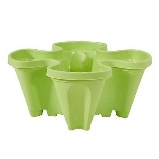 Plant Pot Vertically Stackable Space-Saving PP Strawberry Herb Planter for Gardening