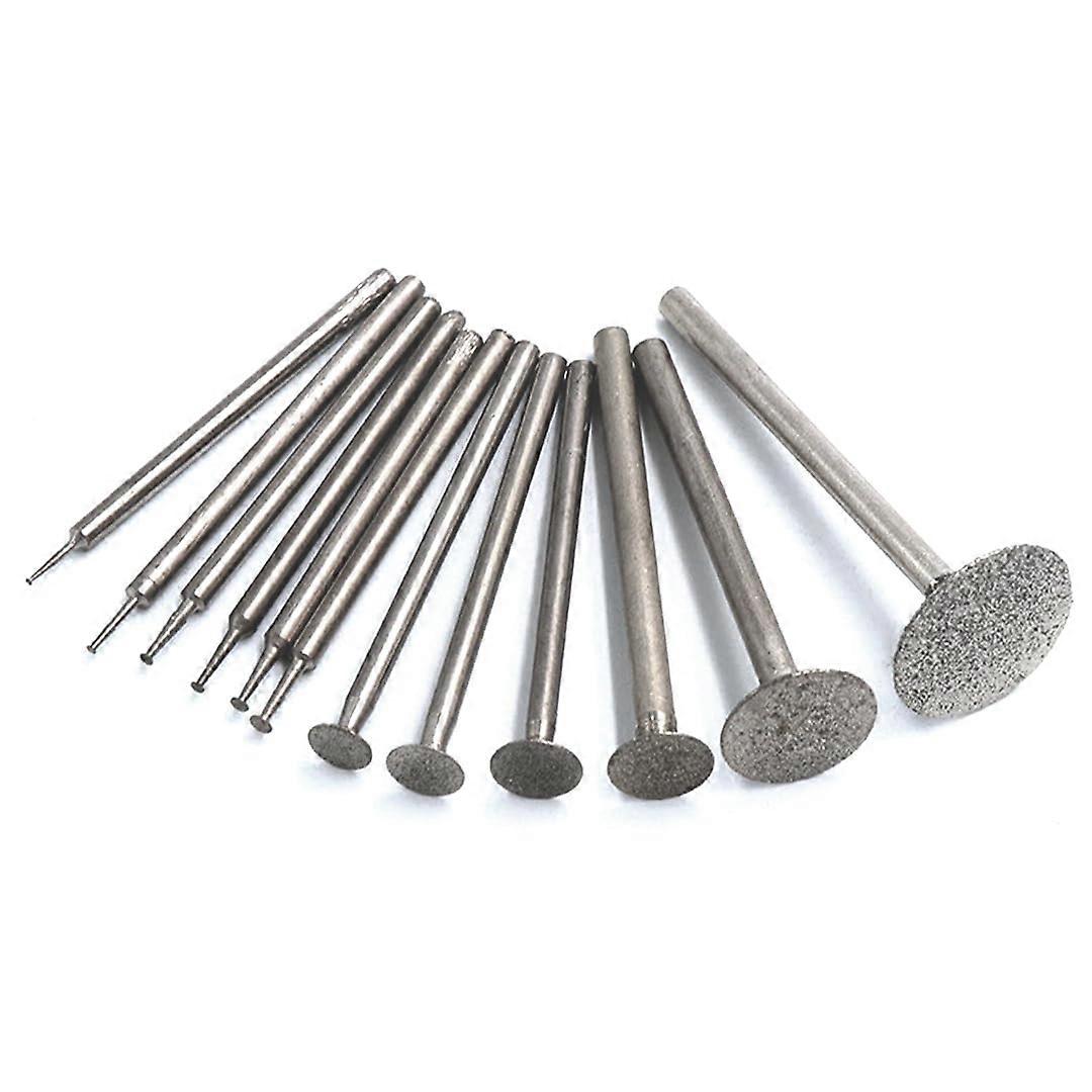 Diamond Stone Grinding Bits 3/32 Inch Shank High Precision Rotary Tool Accessories for Customization and Detail Work