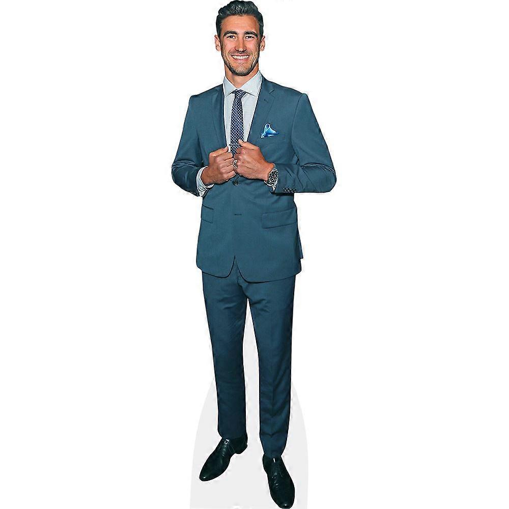 Mitchell Starc (Blue Suit) Cardboard Cutout (lifesize OR mini size). Standee. Stand Up.