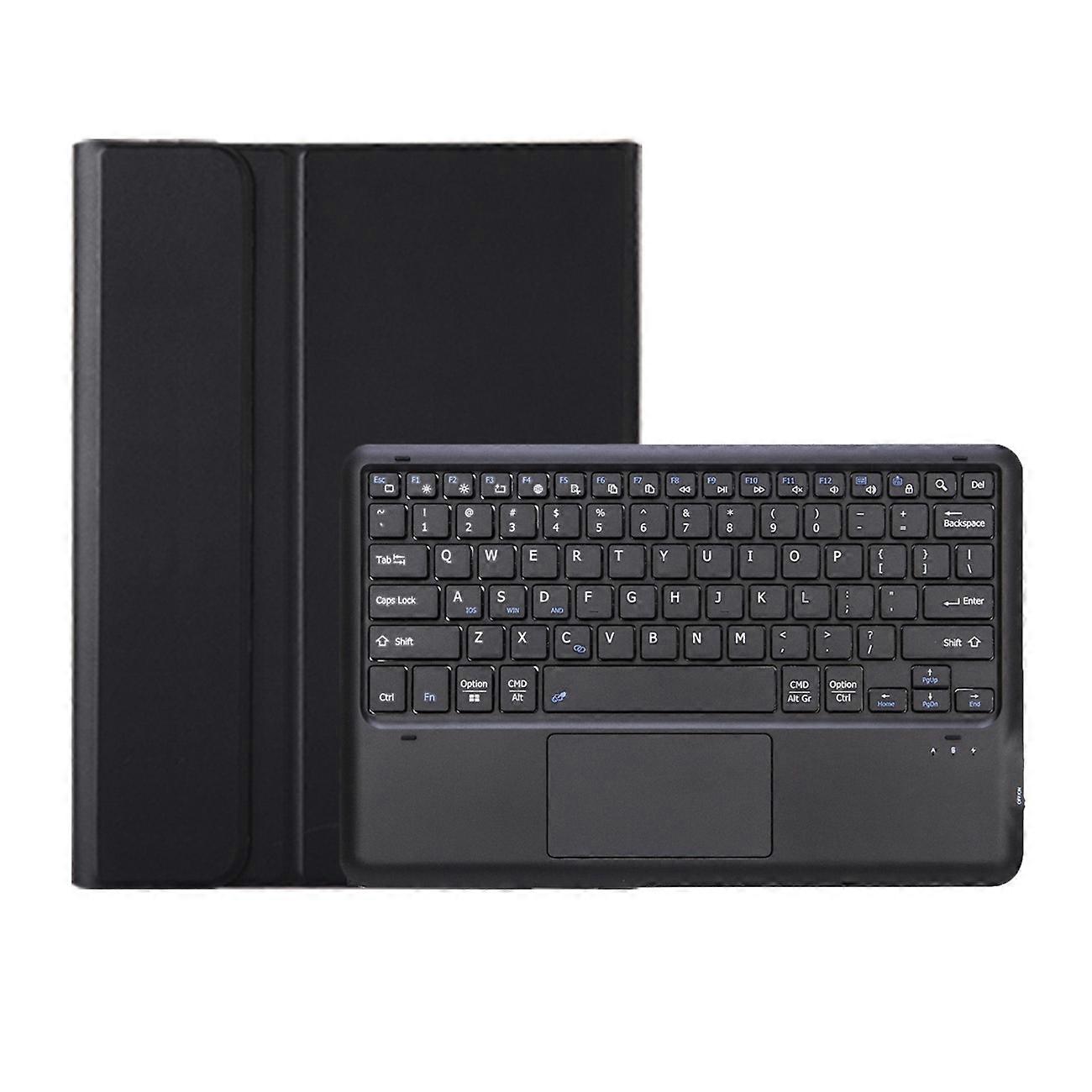 Ultra-thin Detachable Bluetooth Keyboard Leather Tablet Case with Touchpad