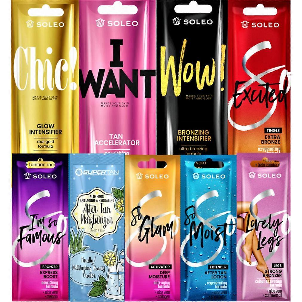 Soleo Pack 7pcs Tanning Sachets 15ml