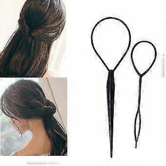 4pcs Magic Hair Braid Twist Curl Tool Set