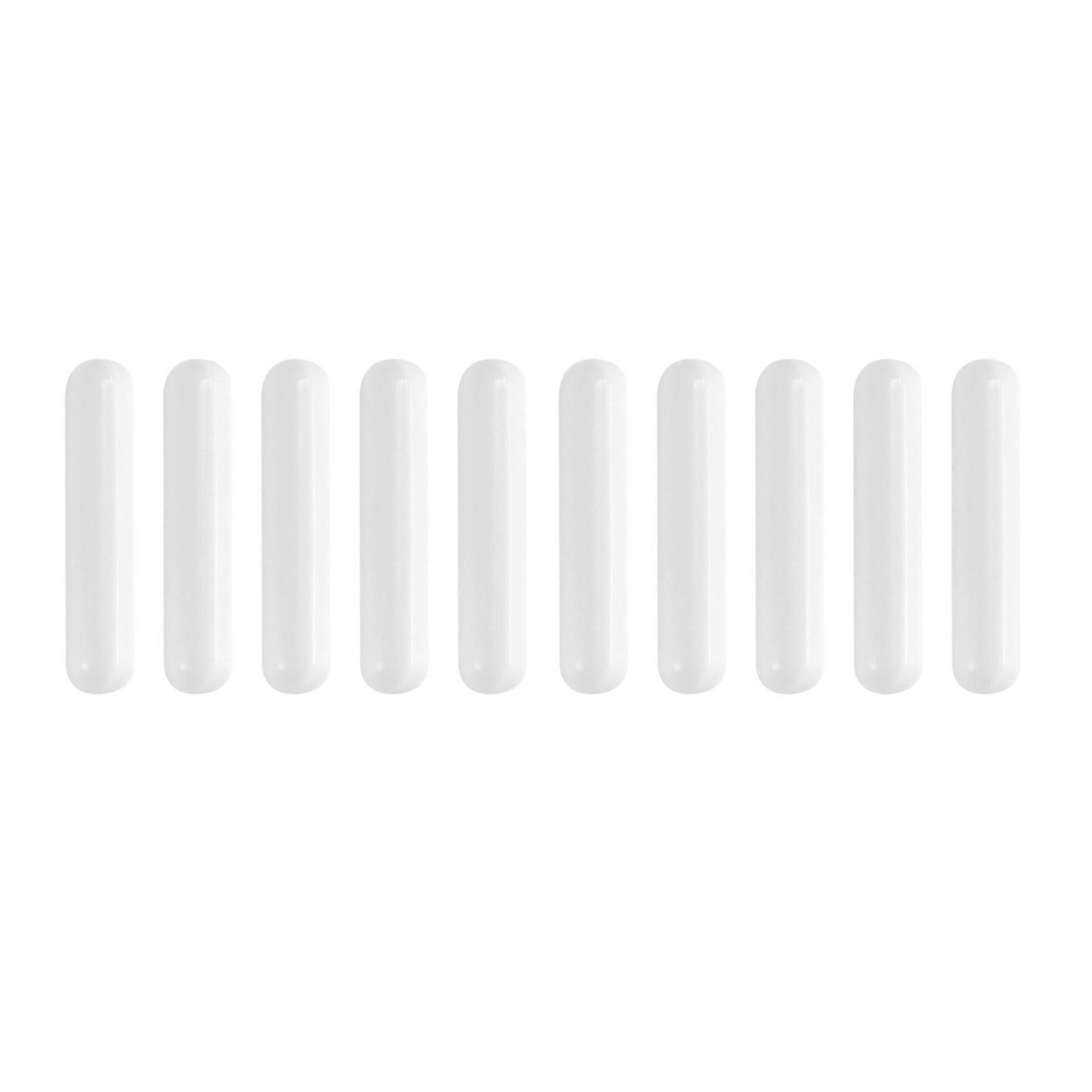 10 Pieces PTFE Magnetic Stirrer Mixer Stir Bar Laboratory Bar Stir Plate Magnet Stir Rod Magnetic (8X40mm)