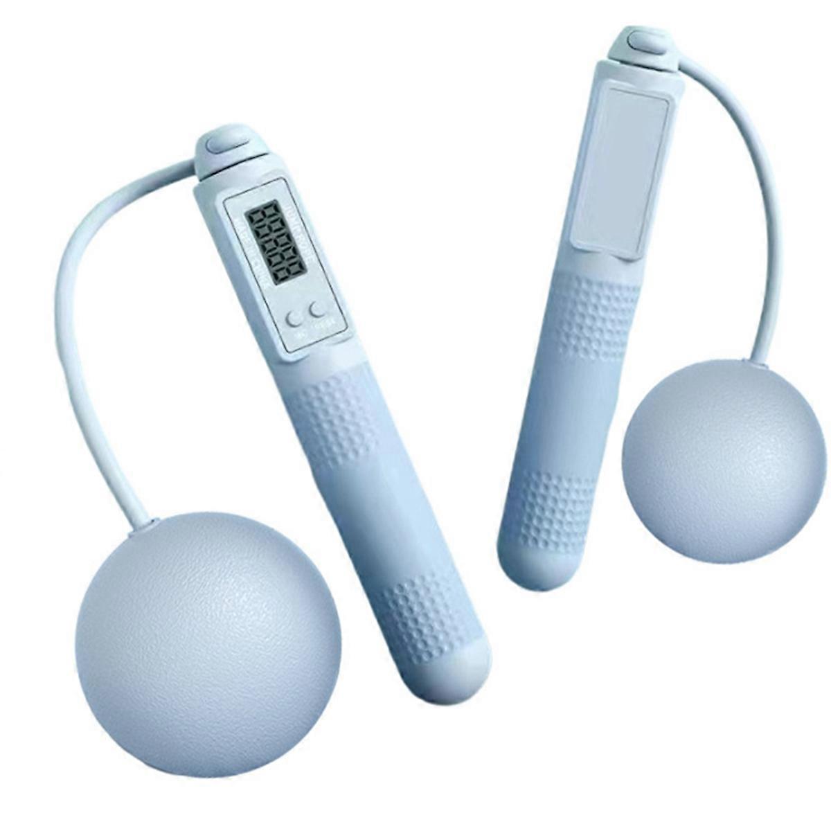 Rope Skipping Smart Counting Indoor Fitness Fat Loss Exercise Blue