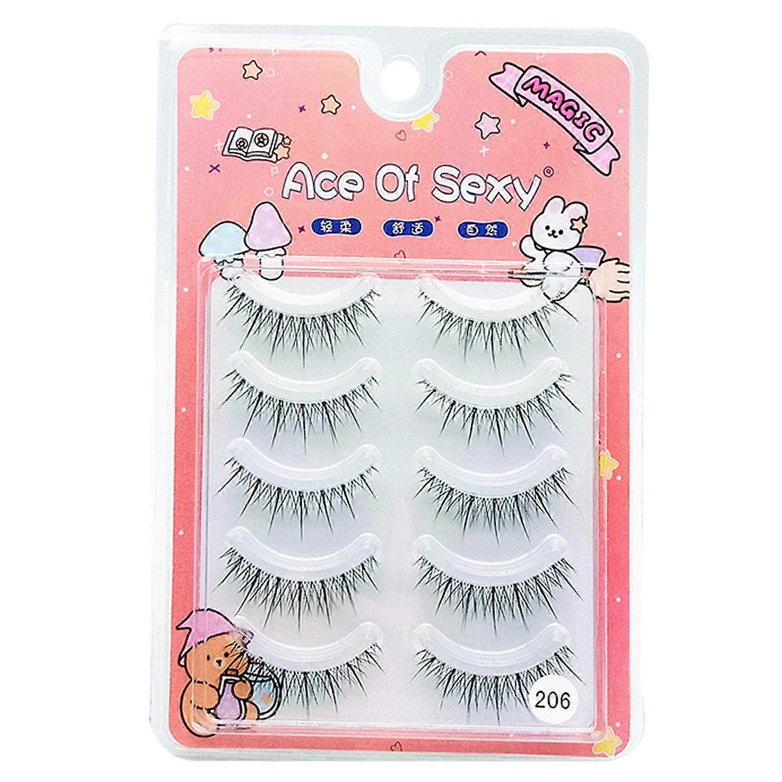Natural Looking Long Eyelashes Lightweight Fur False Eyelashes