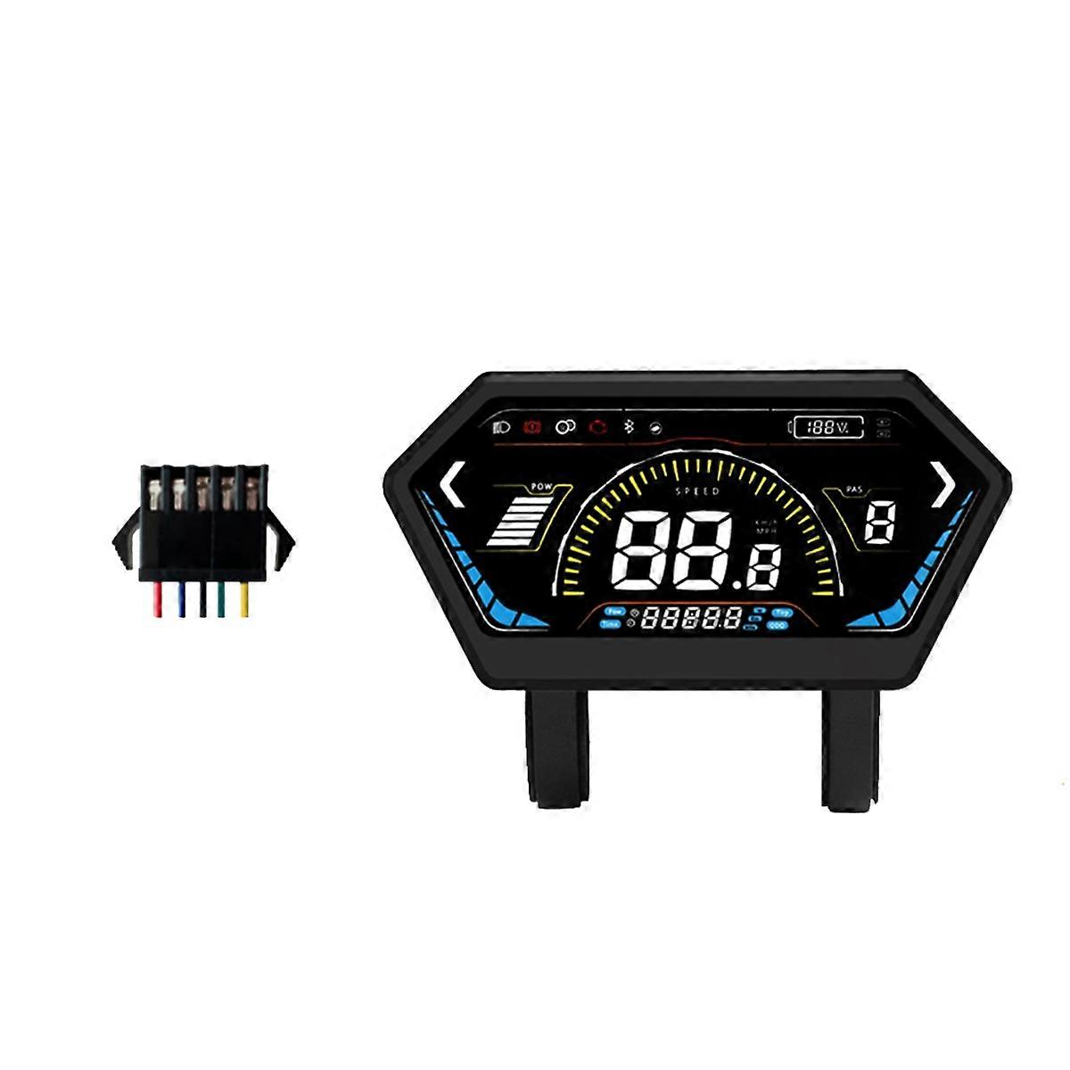 UKS6 Electric Scooter LCD Meter 24V-72V Color Screen SM 5PIN