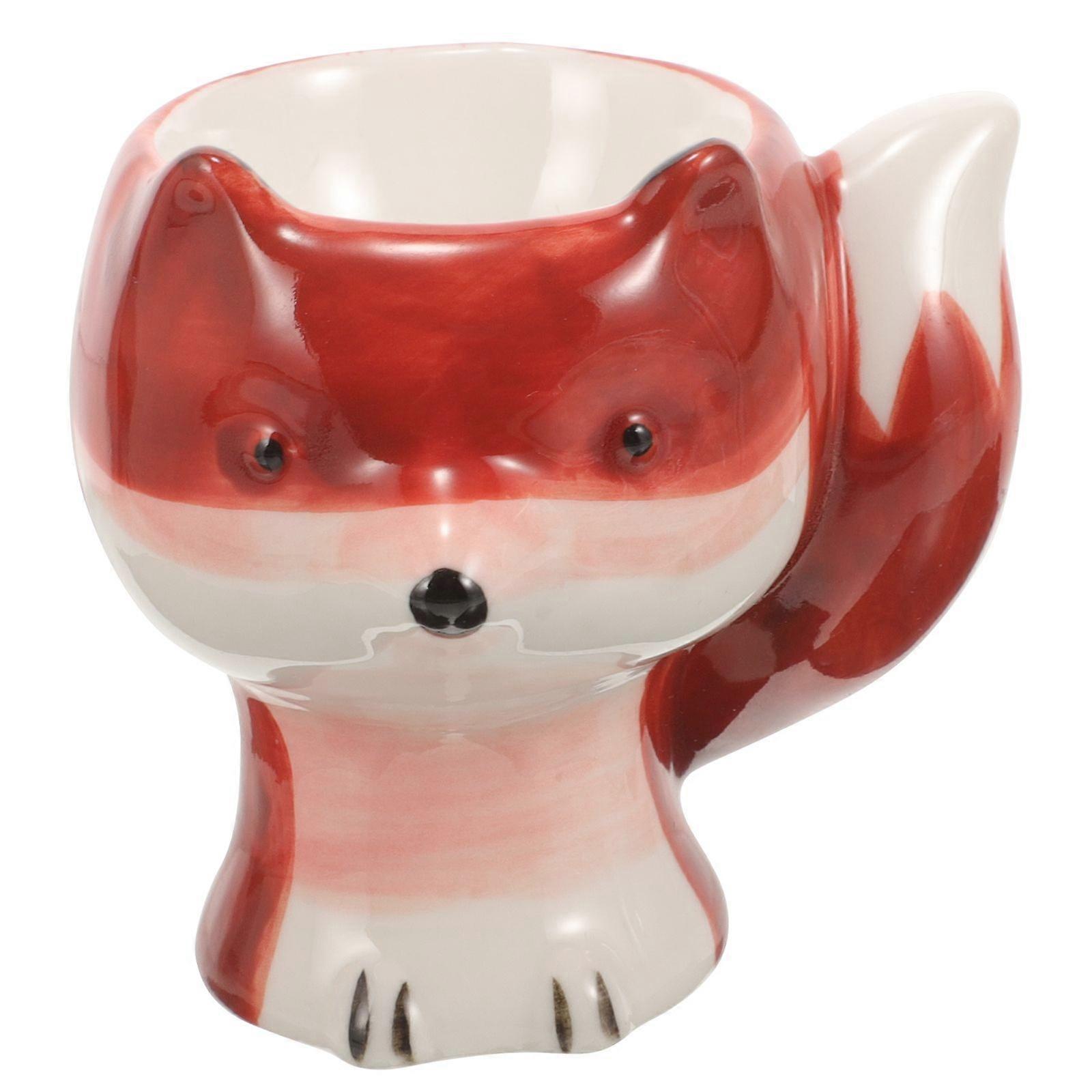 Ceramic Egg Rack Desktop Cartoon Easter Egg Rack Egg Holder Egg Display Tool