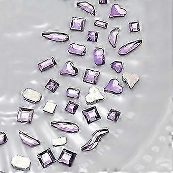 100pcs Nail Charms 3d Crystal Gems Jewelry Diy Manicure Nail Decoration Part Flatback Nail Rhinestones Mini Diamond