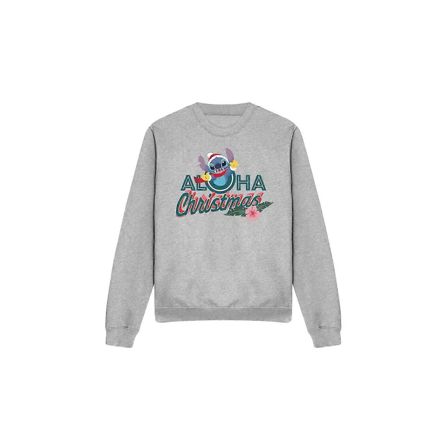 Lilo & Stitch Unisex Aloha Julesting Sweatshirt til voksne