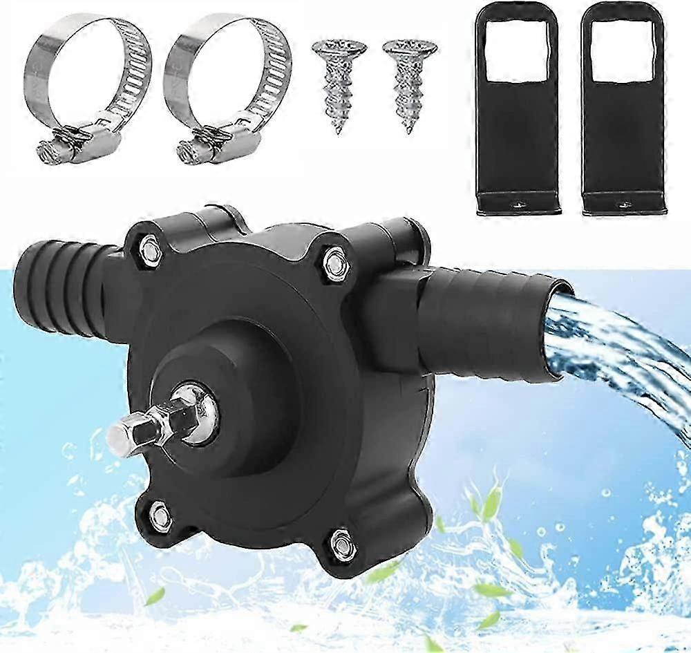 Electric Drill Pump, Water Pump Portable Self-Priming Pump Household Small Water Pump