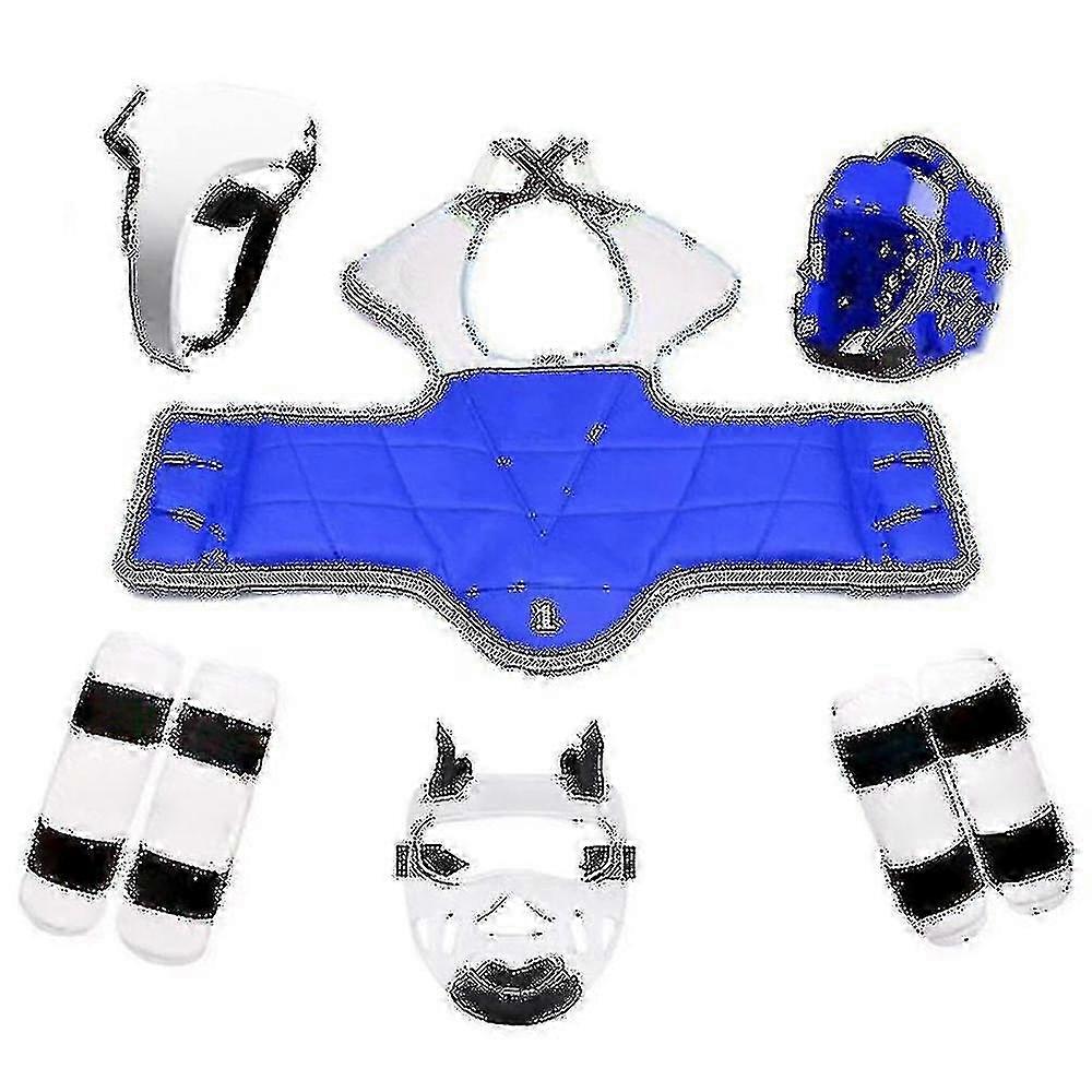 التايكوندو درع الكيك بوكسينغ قفاز الملاكمة التايكوندو مكافئ مجموعة خمس قطع خوذة التايكوندو والعتاد الواقية