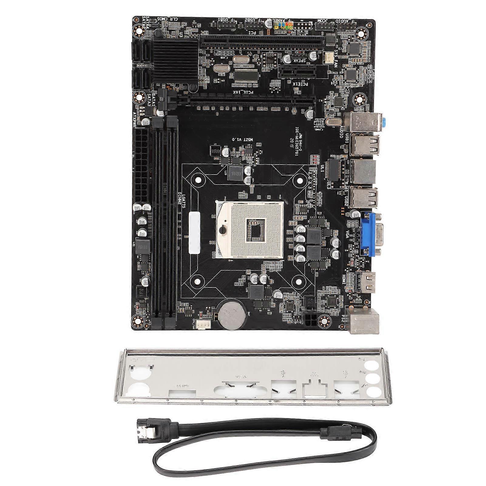 Motherboard 1288 pin DDR3 dual channel VGA interface HD multimedia interface gaming motherboard for Intel Pentium I3/i5/i7