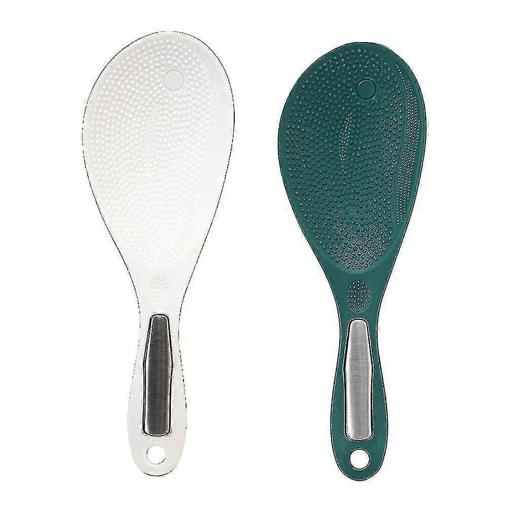 Rice Paddle Spoon Set Of 2, Rice Spatula,rice Spoon Paddle,rice Cooker Spoon,works For Rice,mashed Potato Or More