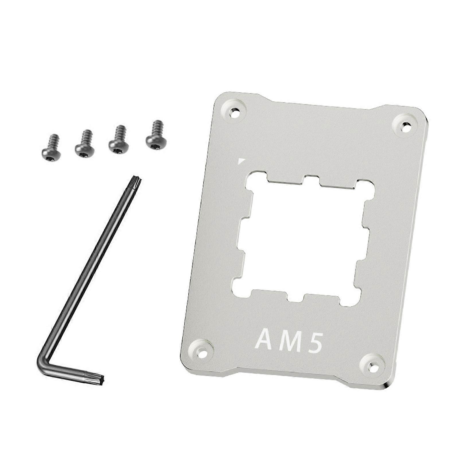 AM5 CPU cadre métal antidéformation supports de fixation CPU AntiBend boucles pour AM5 7600X7500F Optimals Heat Transfer Blanc