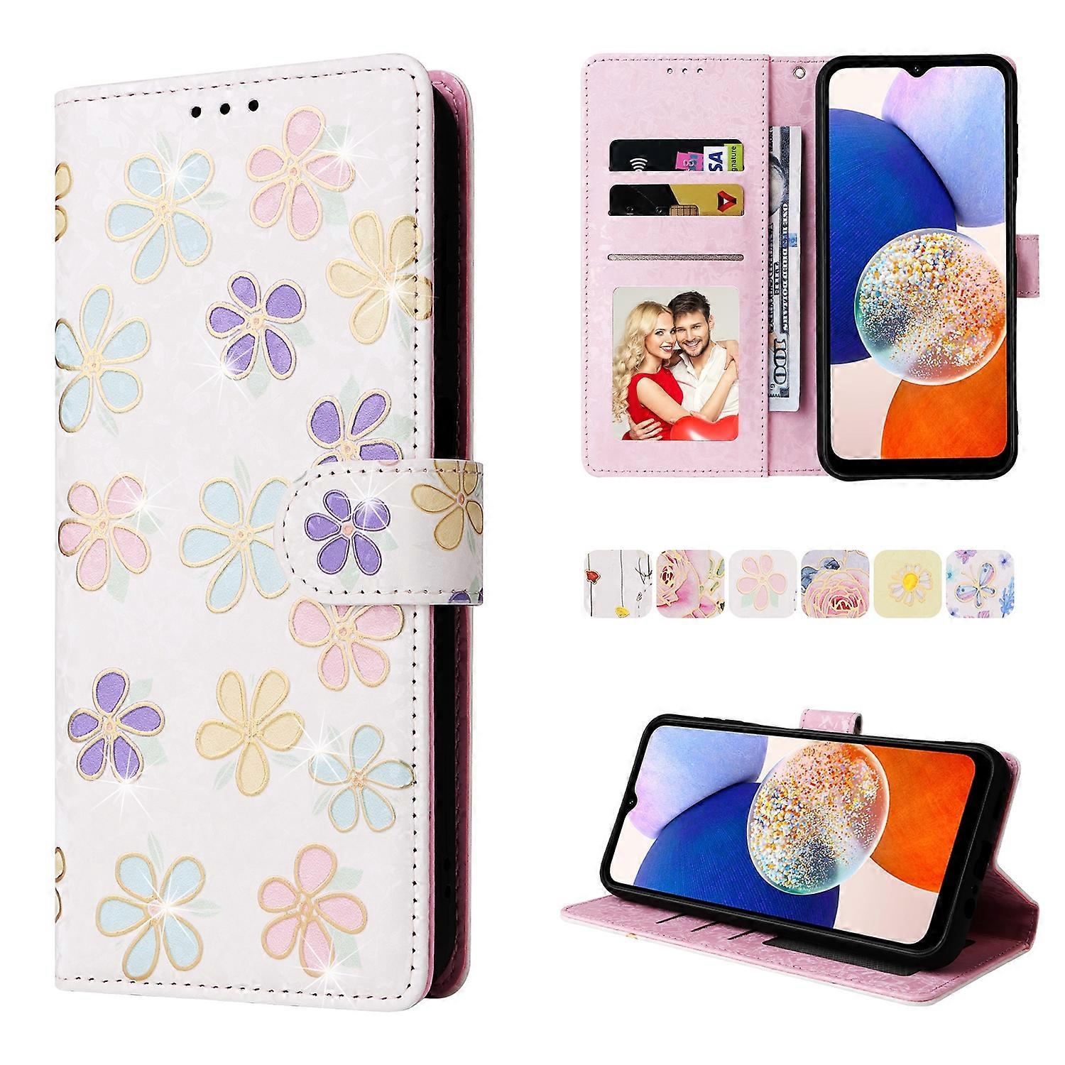 Bronzing Painting RFID Leather Case