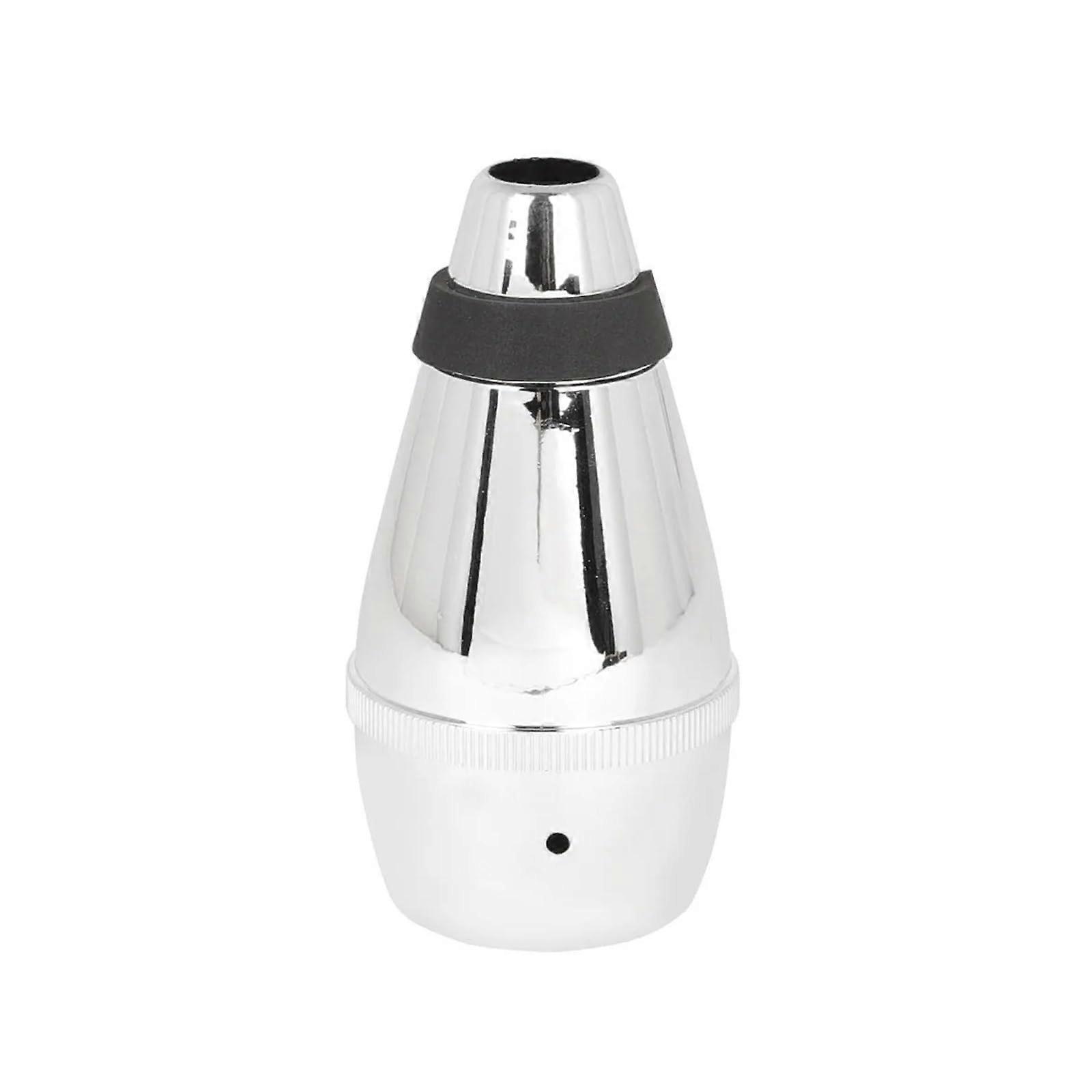 Trumpet Mute Silencer for Practice - Lightweight Brass Trumpet Tool, One Size, Silver Color Music Accessory