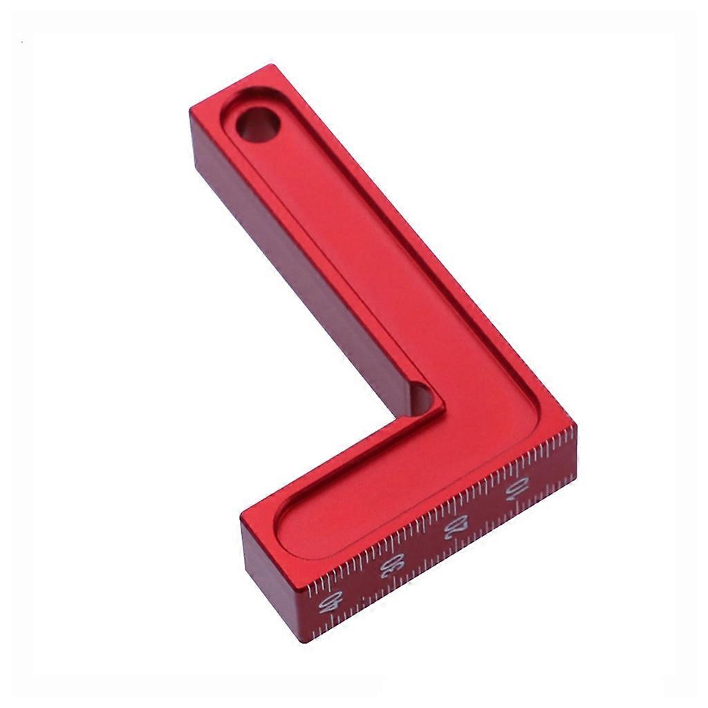 Red Right Angle Clamps Aluminium Alloy Positioning Ruler for Box/Door/Picture Frames Clamping Tool