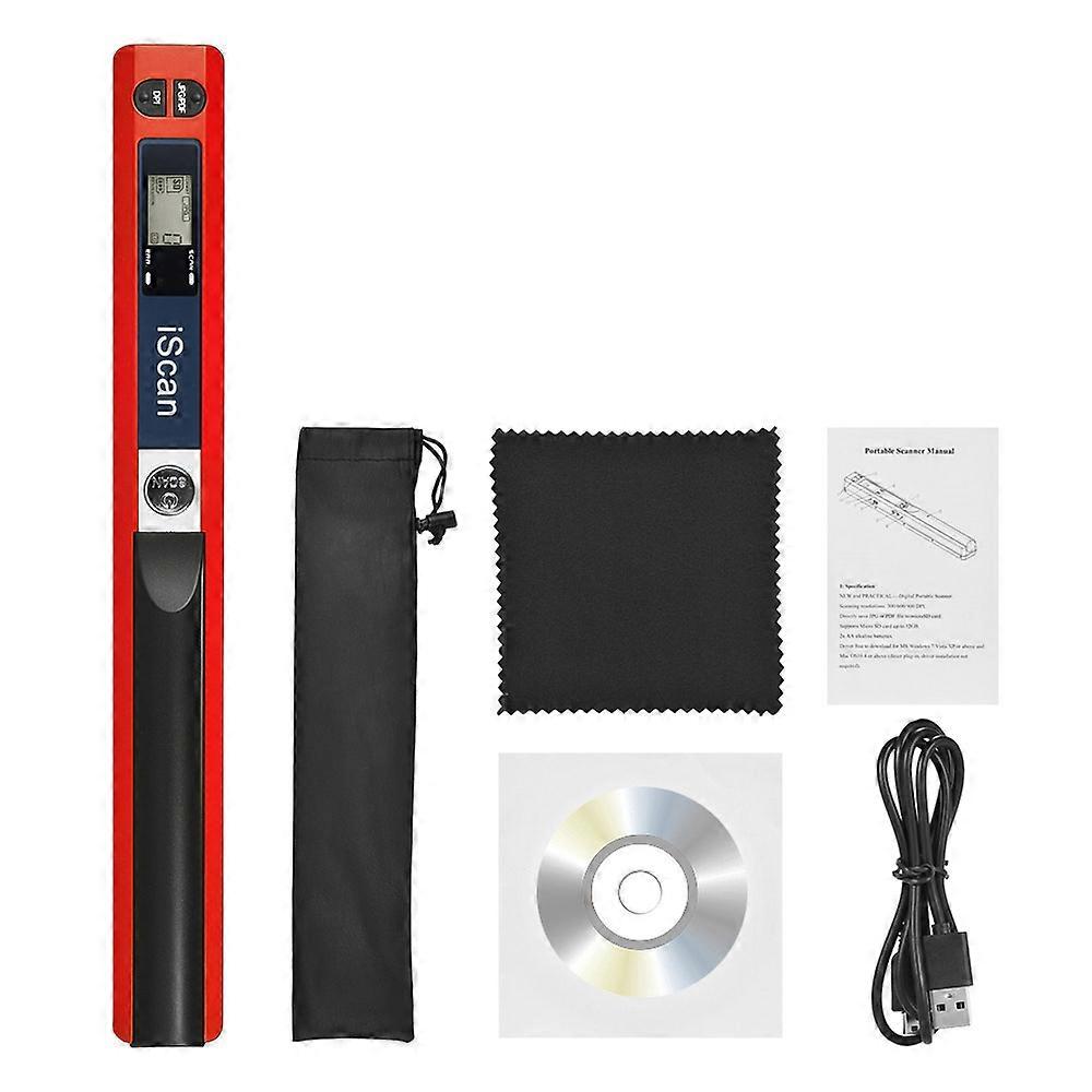 Portable Wireless Scanner Mini Handheld Document Scanners A4 Book Scanner 900 Moving speed Scan Tool for Scanning Documents