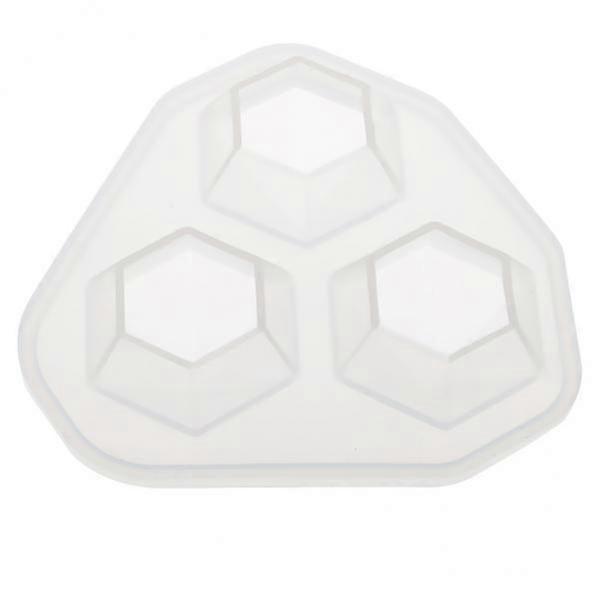 2-4pack Diamond Shape Silicone Mould for Resin Casting Jewelry Making
