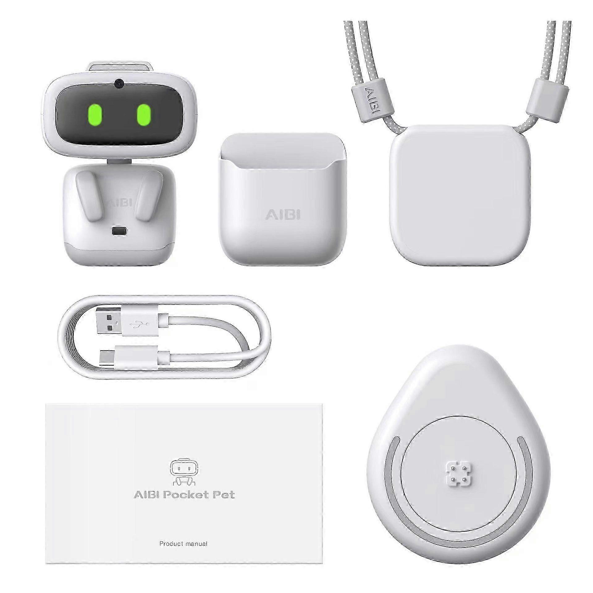 Aibi Robô Eletrônico Pet Emo Artificial Ai Robô Inteligente Robô de Bolso