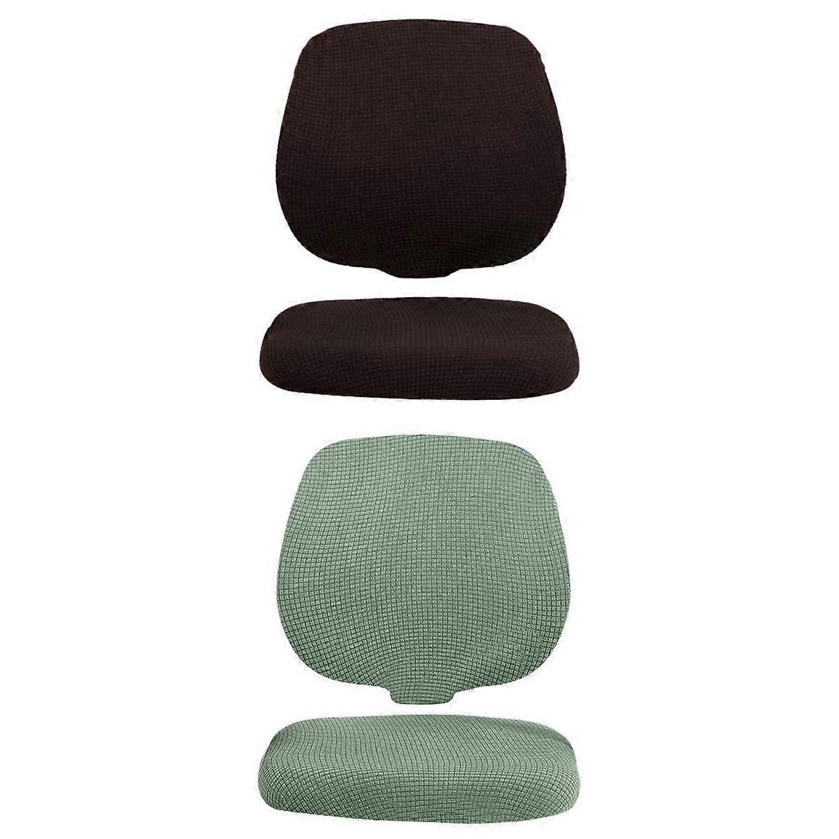 2 Pieces Universal Slipcover Removable Split Style for Hotel