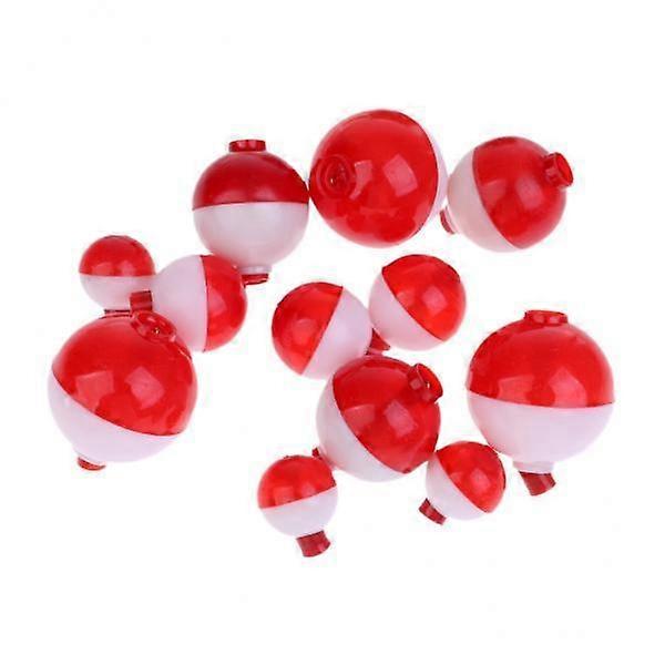 2x 12 Pieces Round for Fishing, Various Weight Trout Float Bobber