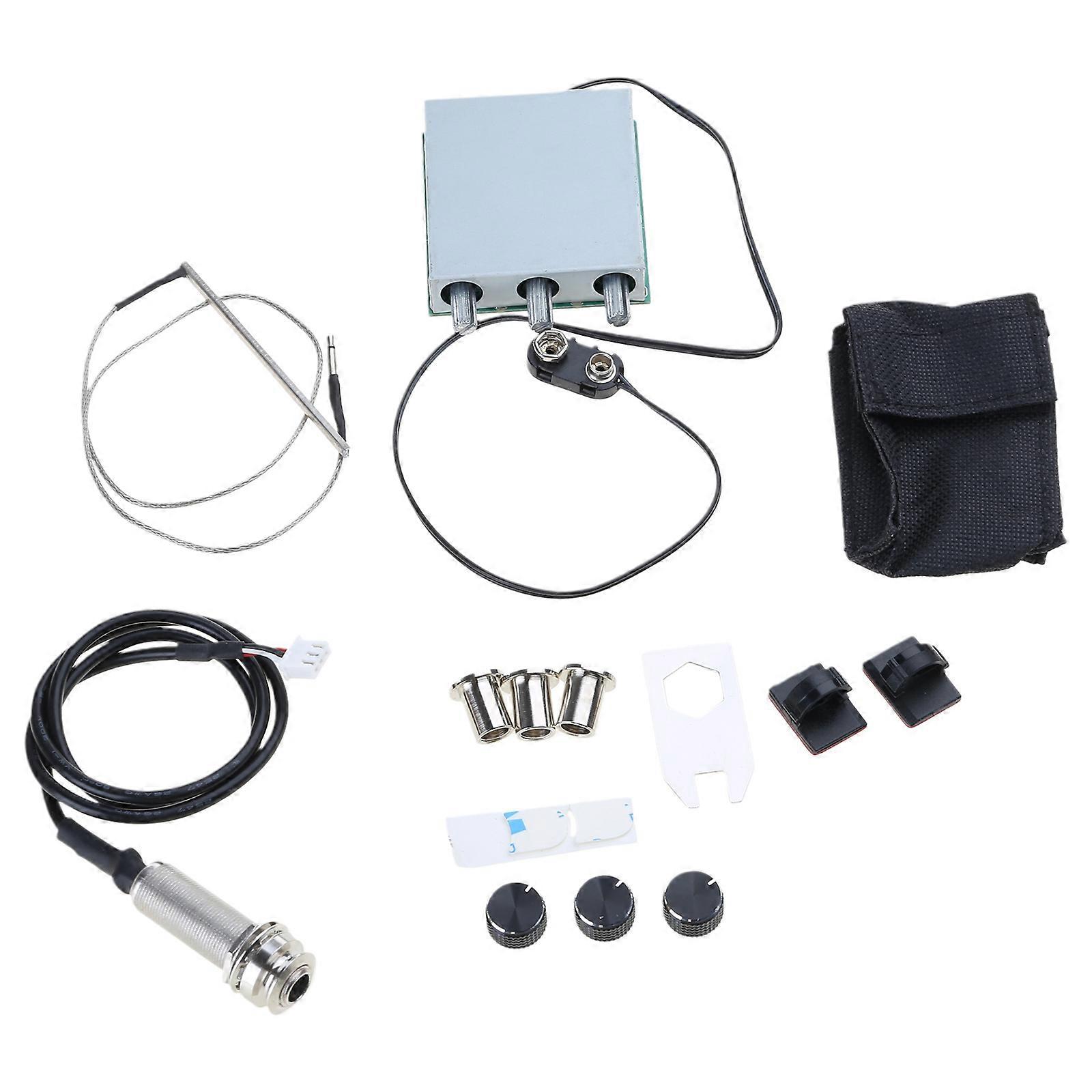 Κιθάρα Pickup Preamp Ακουστική λαϊκή κιθάρα Ukulele Equalizer Pickup Ακουστική κιθάρα Equalizer Pickup Κιθάρα Piezo Pickup
