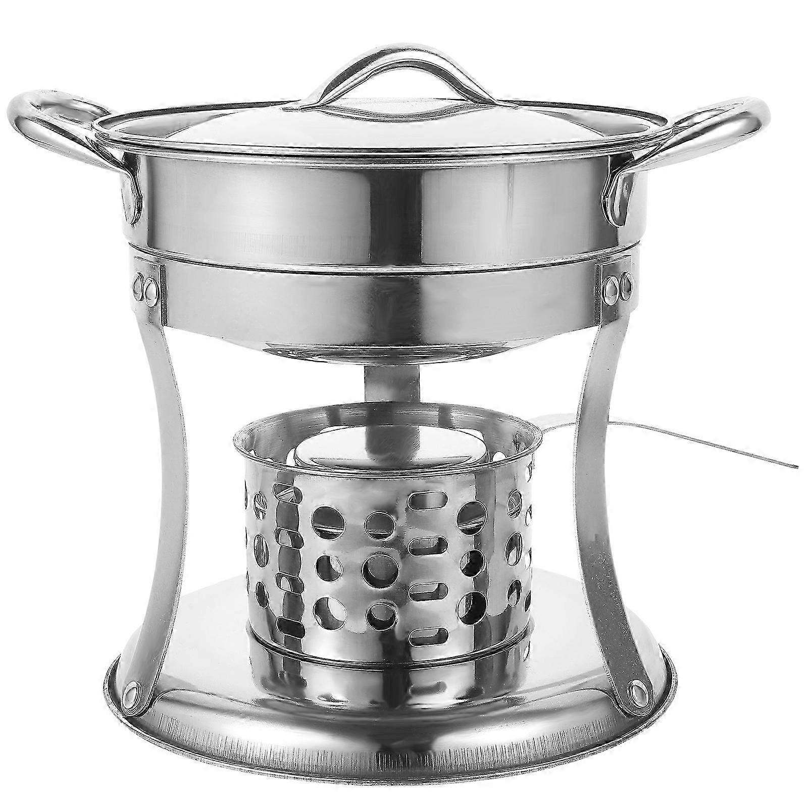 Paslanmaz Çelik Sobalı Tekli Güveç - 23X19CM Ev Tipi Tencere