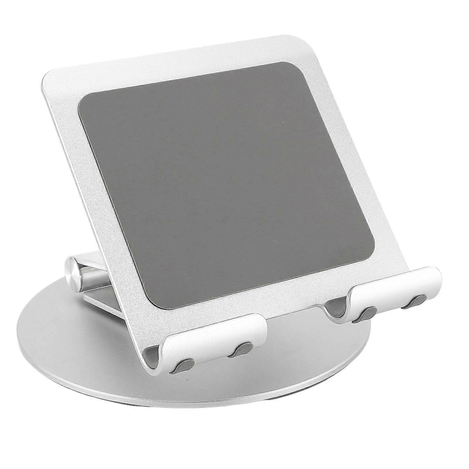 Desktop Cellphone Holder Adjustable Height Angle Large Metal Base Reading Rack Tablet Stand 