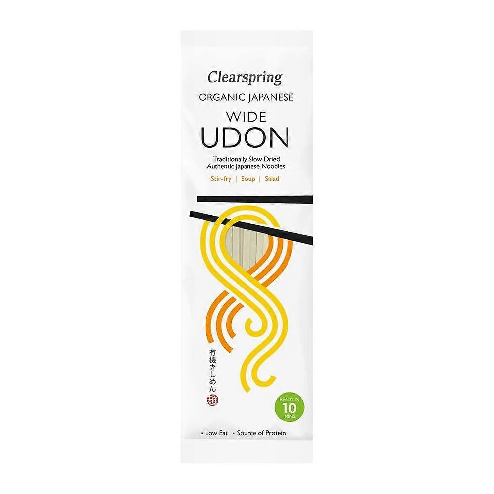 Clearspring Organic Japanese Wide Udon Noodles 200g