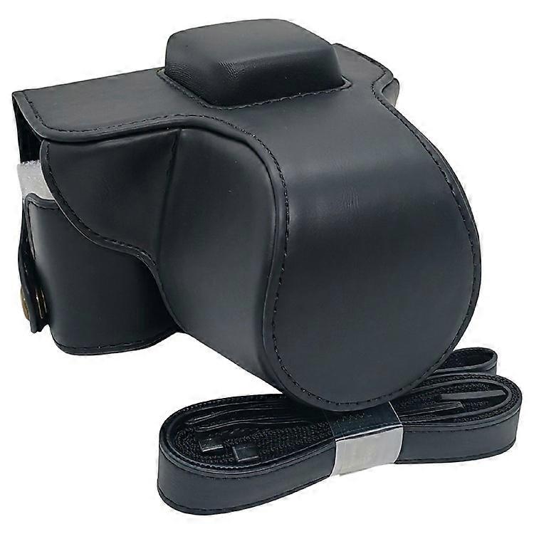 Camera Bag Compatible For Olympus PEN E-PL9 / E-PL8 / E-PL7 Mirrorless Camera Portable PU Leather Protective Case with Shoulder St