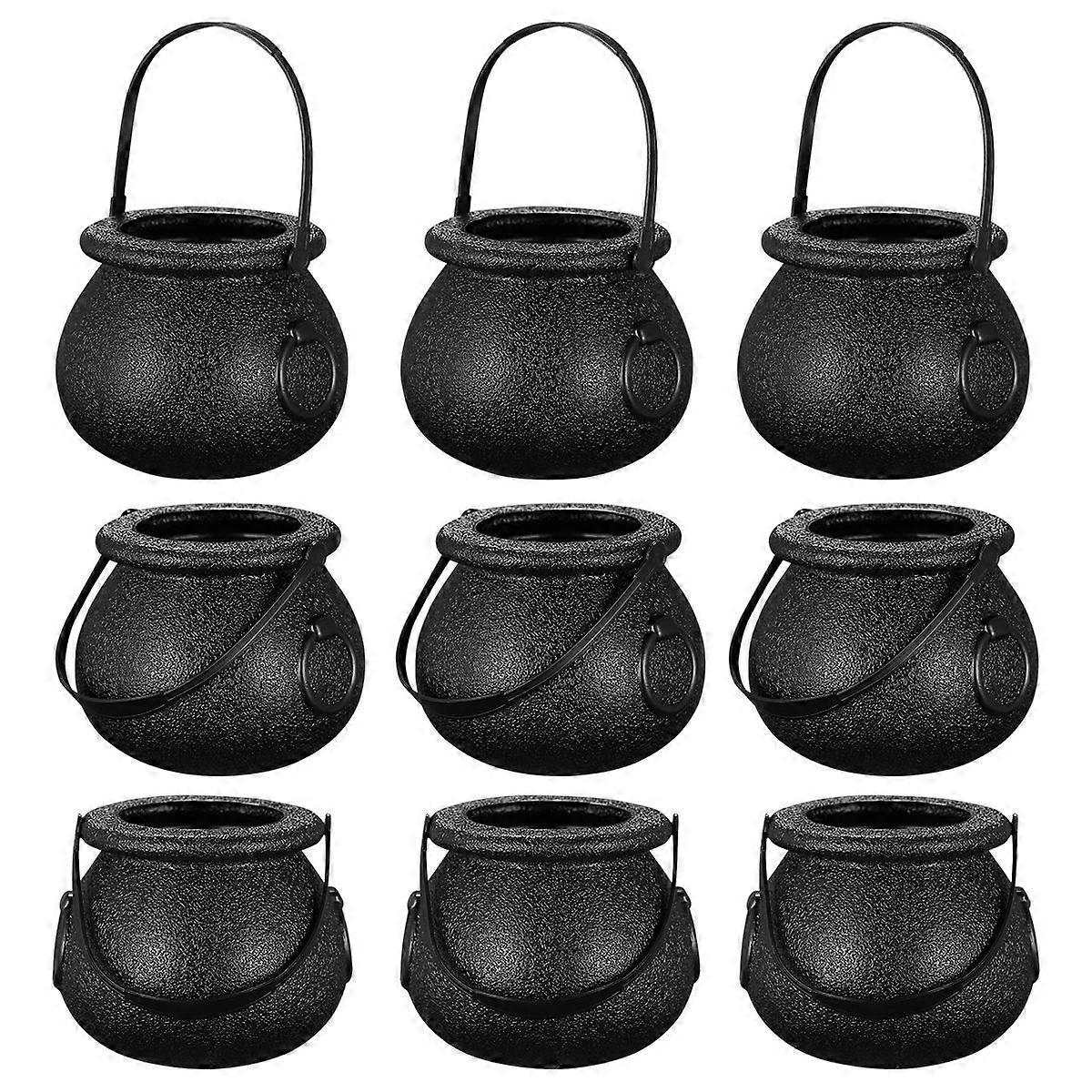 Halloween Themed Bucket,Witch Cauldron Shape,Great for Festive Occasions