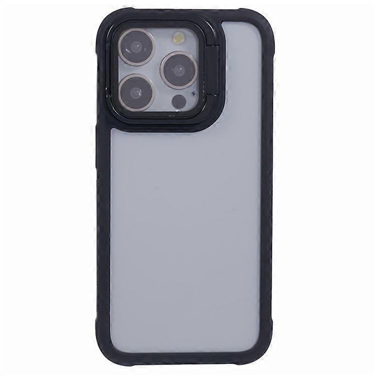 Compatible For iPhone 12 Pro Max Case TPU+PC Phone Cover with Lens Frame Bracket