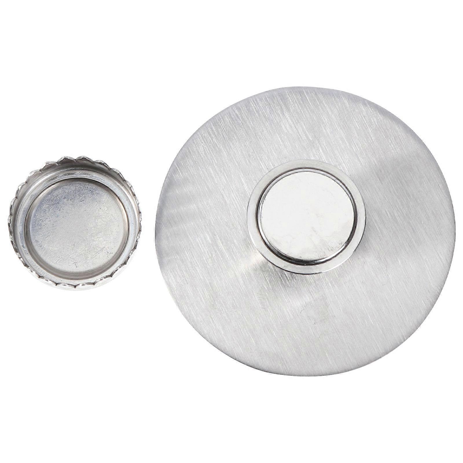 Elegant Silver Magnetic Soap Holder with Suction Cup Wall Rack – Easy Installation, Includes Accessories, Efficient Drainage Design