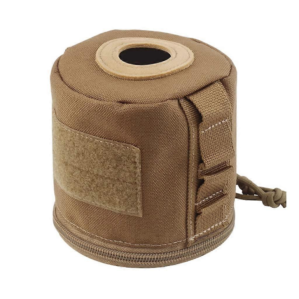 Tactical Portable Roll Pouch Case for Webbing Paper Storage, Lightweight Camouflage Holder for Camping and Hiking (Color: T)