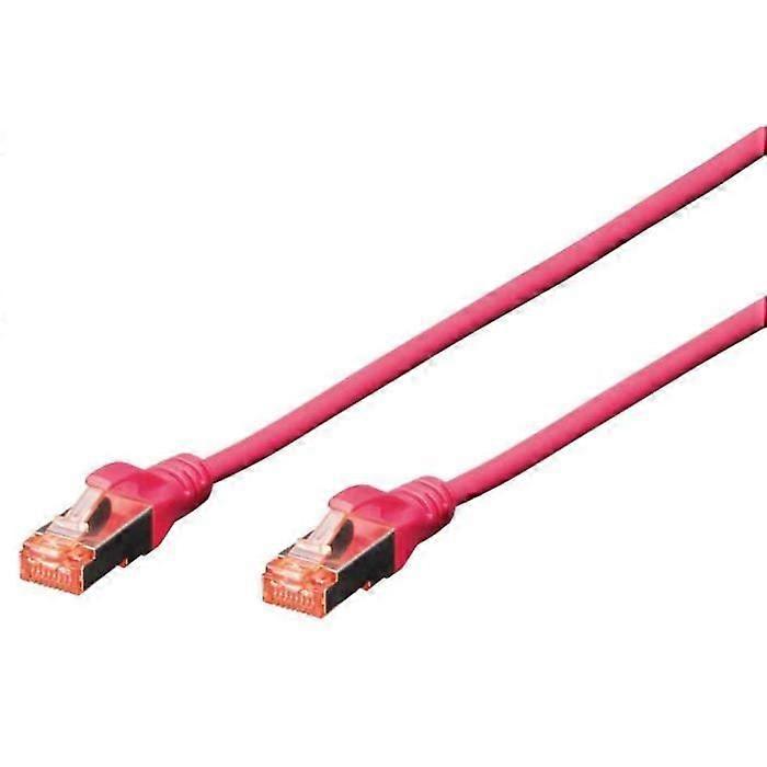 Patch cable - DIGITUS - CAT 6 S/FTP - 3.0 m - Red - Shielded RJ45