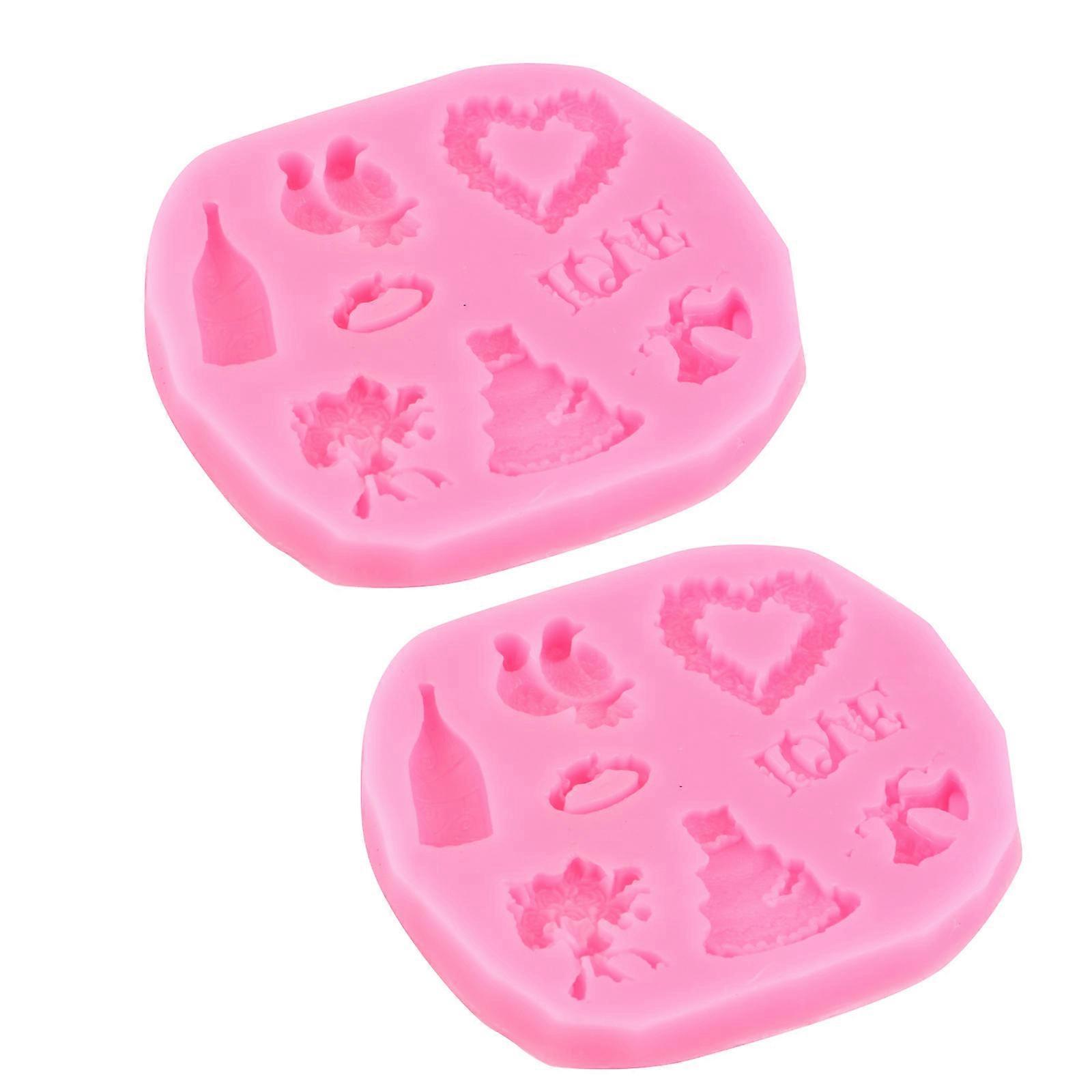 Safe Silicone Wedding Molds for Baking, Designed for Unique Cookie Shapes