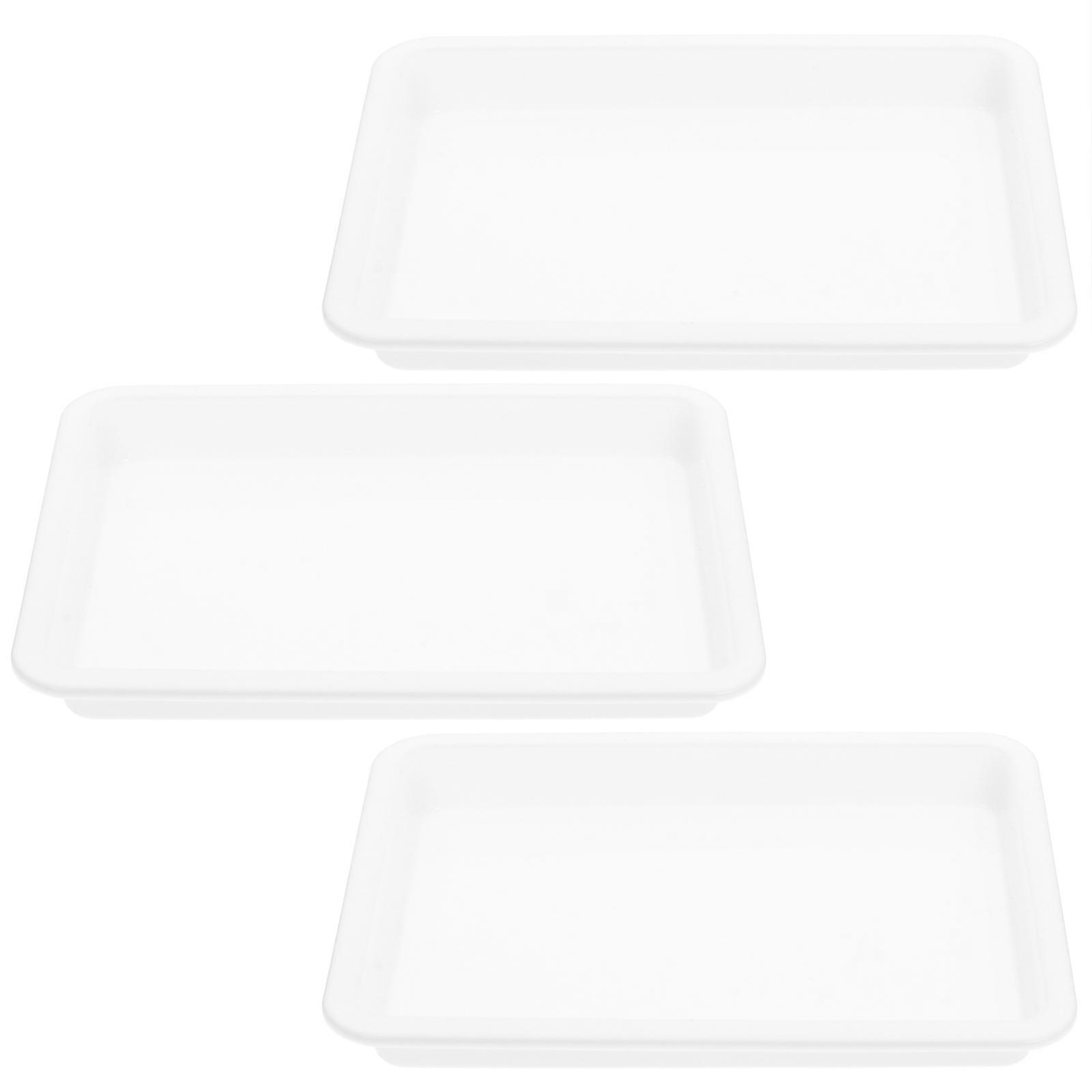 3pcs Durable Lightweight Activity Trays for Painting, Crafting & Experimenting in Classrooms, Daycares & Homeschools