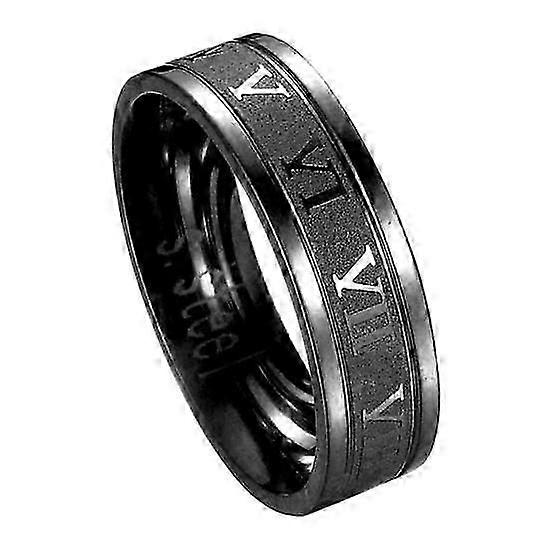 خاتم بسيط جميل الإبداعي لامع فاسق خاتم الأرقام الرومانية خاتم الشرير للحياة اليومية