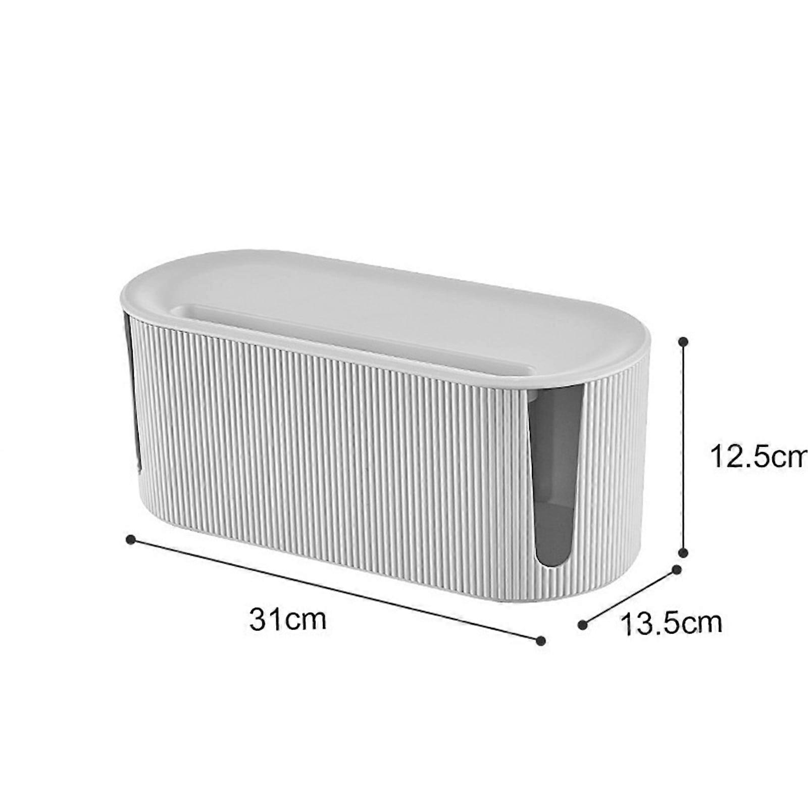 Home Cable Plug Socket Management Box, Plug Board Storage Box, Wireless WiFi Router Desktop Data Cable Plug Socket Storage Box Home Decor