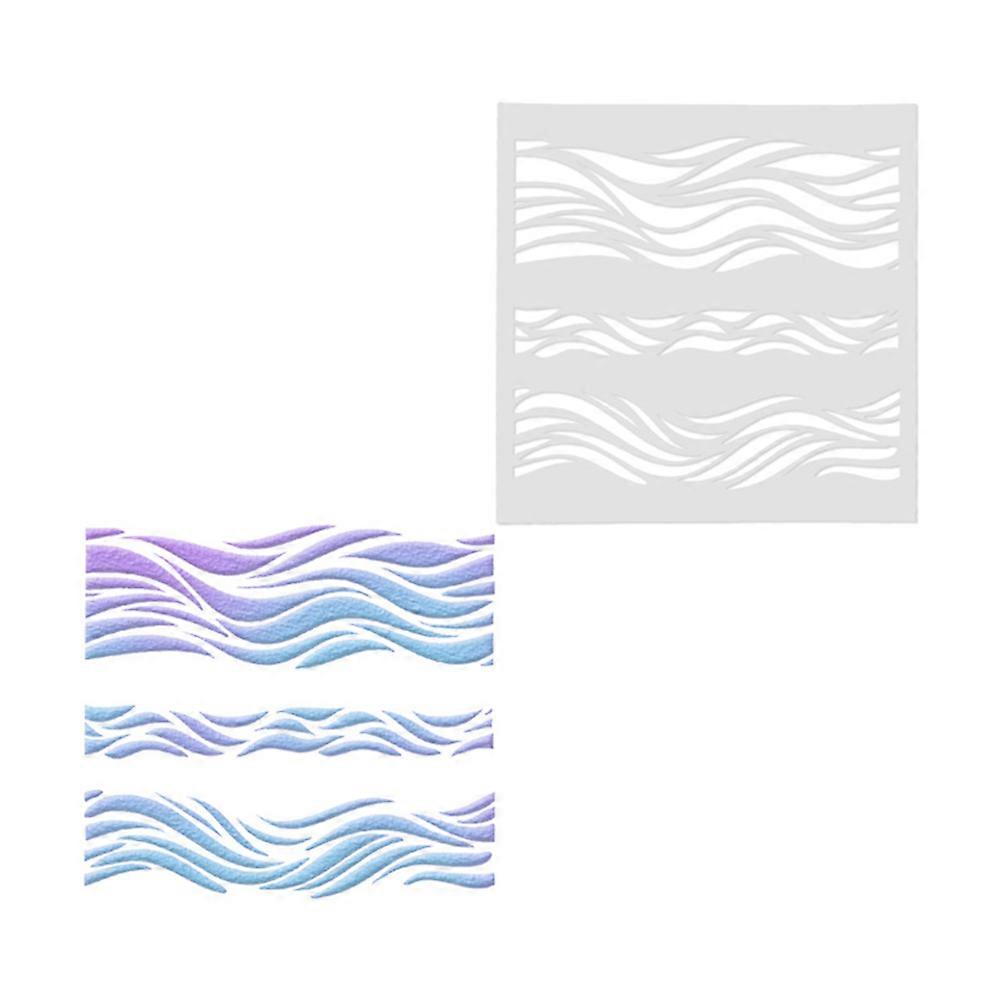 Painting Template for present Making DIY Enthusiasts 10Pcs Assorted Color 13x13x0.5cm Stencil Craft Reusable