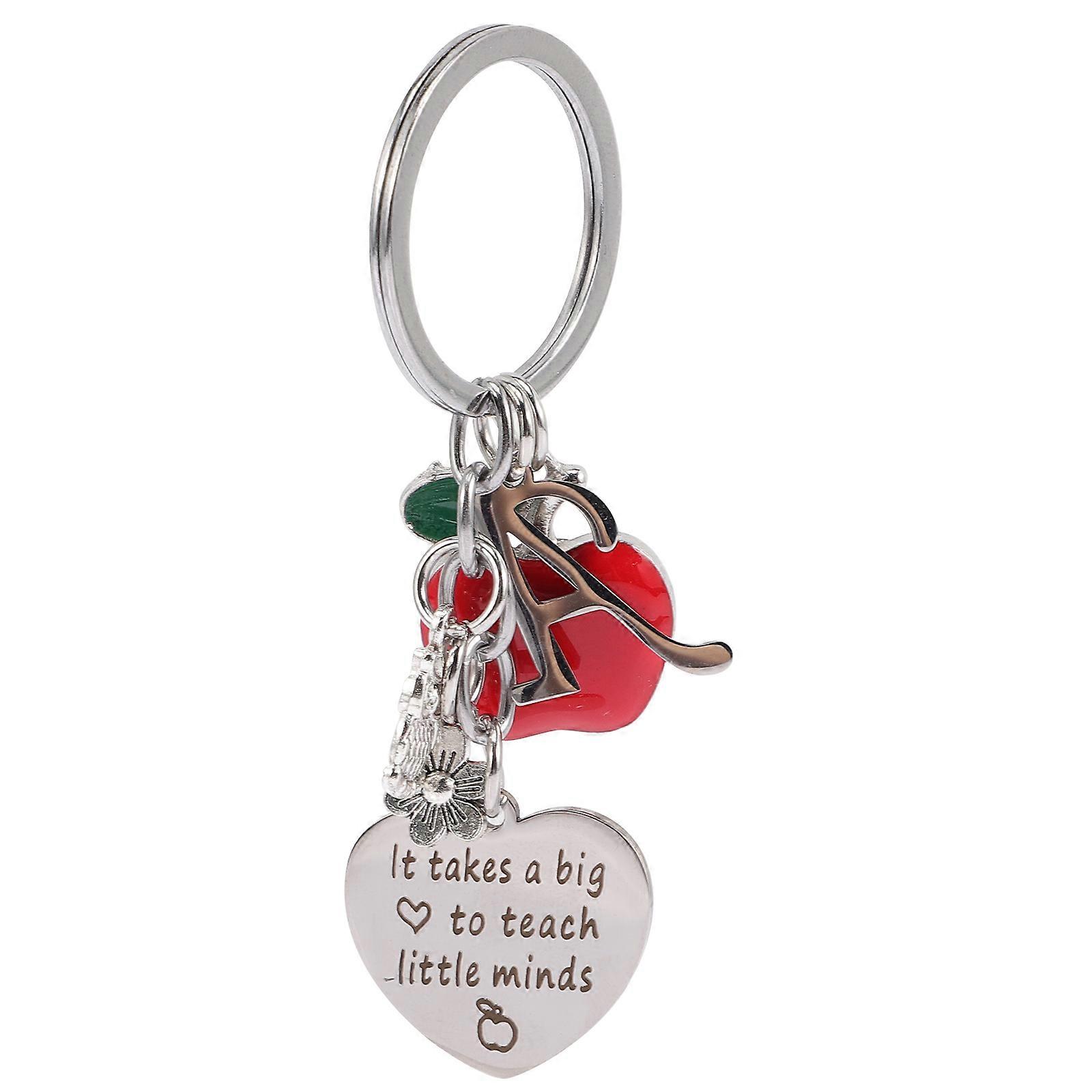 Appreciate Teacher Keychain Teacher Appreciation present Keychain Accessories Everyday Use Modern Rectangle Style 1Set