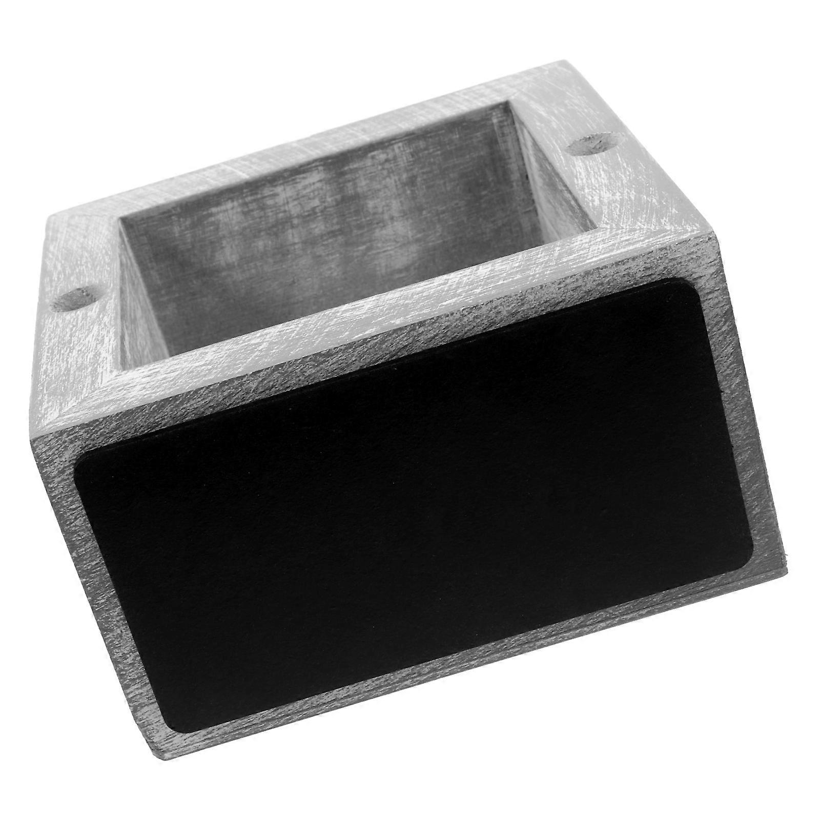 Paper Cup Dispenser Wooden Cup Holder Square Minimalist Design for Coffee Shop Use Party Hosting 1Set