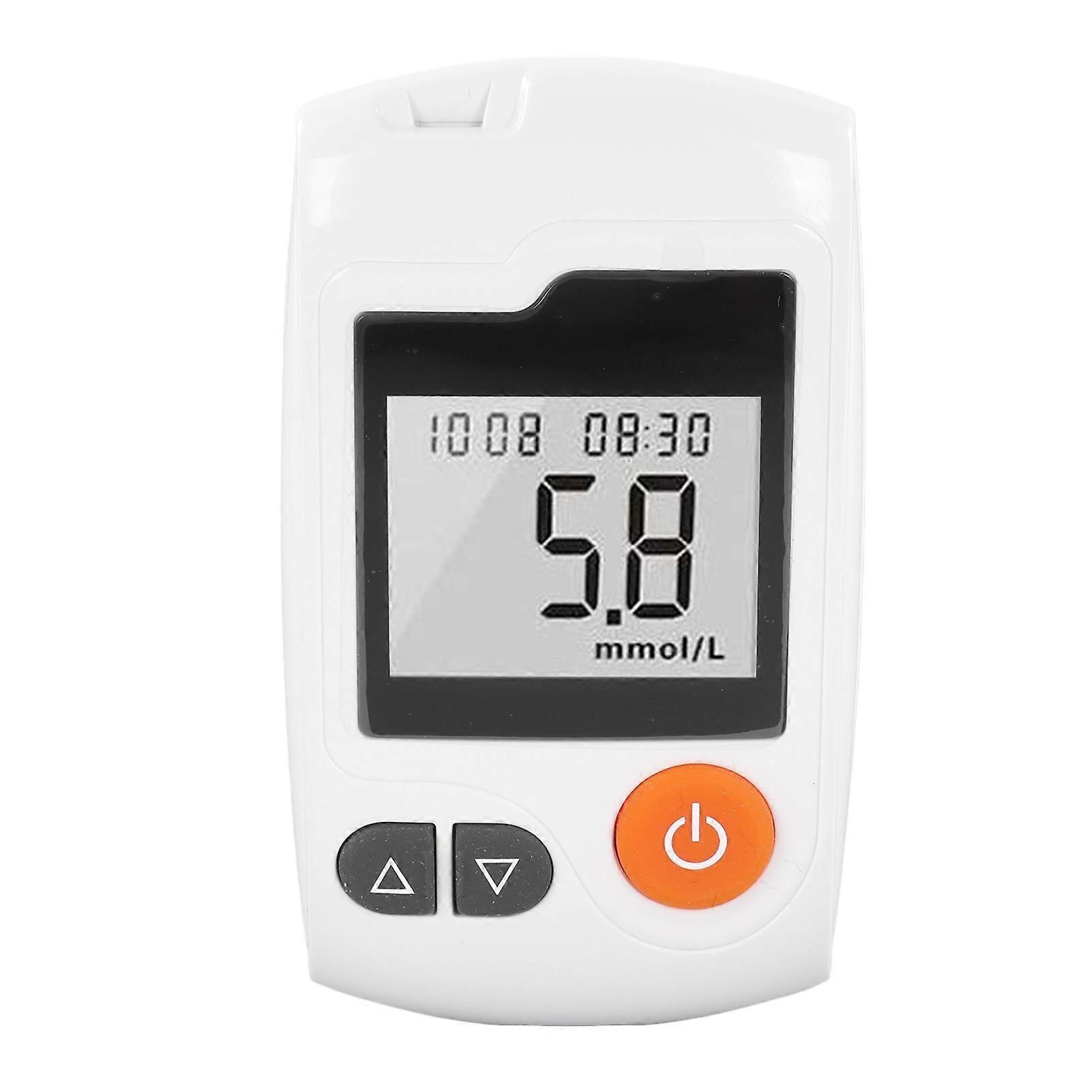 Blutzuckermessgerät Kit 50 Stück Teststreifen 50 Stück Testlanzetten Automatischer Blutzuckertester mit Stechstift