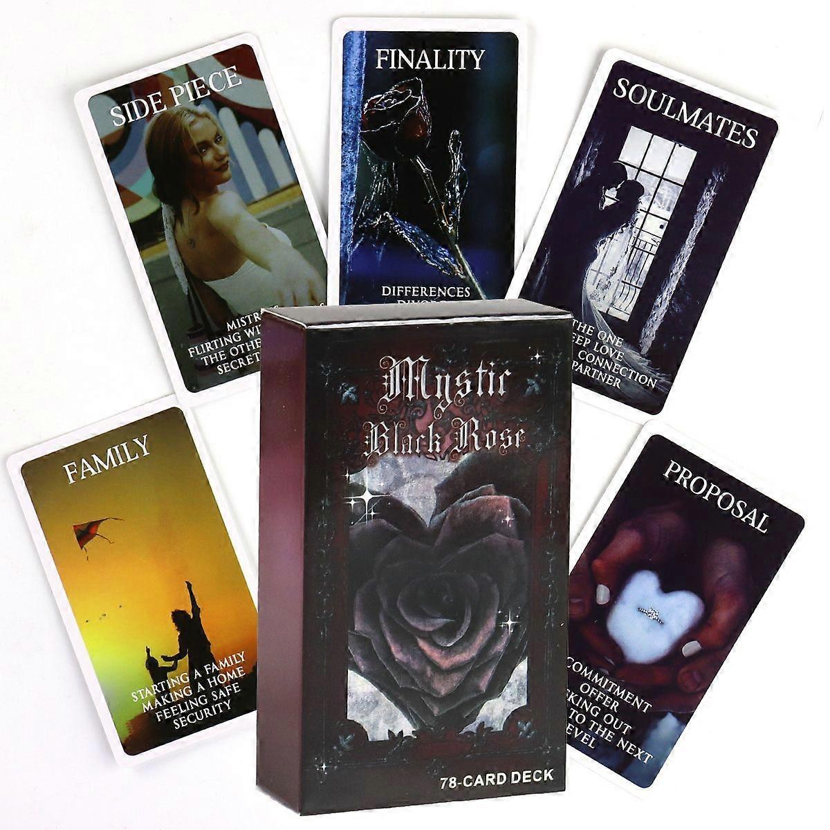 Black Rose Oracle Cards: Intuitive Divination & Guidance Deck