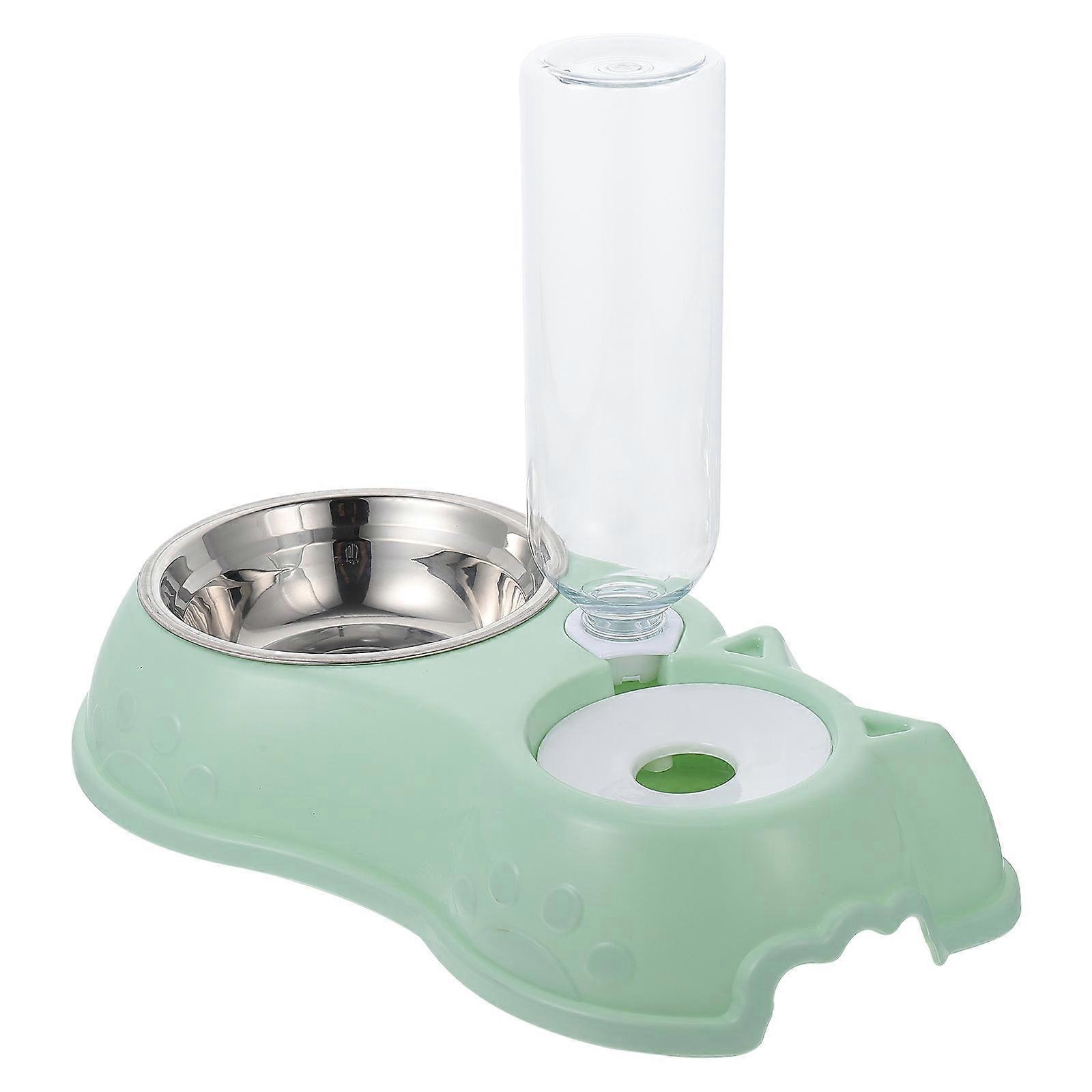 Automatic Pet Water and Food Dispenser with Transparent Bottle for Easy Monitoring and Convenient Cleaning for Dogs and Cats