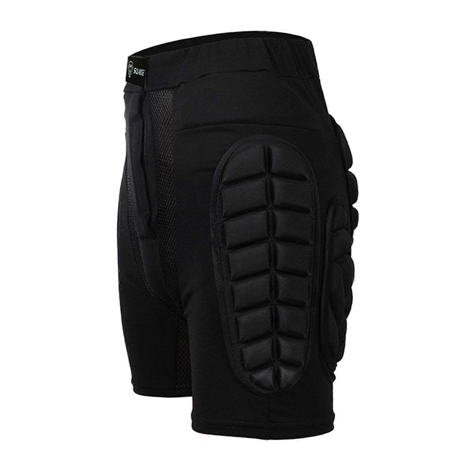 3D Padded Shorts, Protective Hip Trousers, Breathable Slider, Adjustable, for Skaters, Men and Women Xl