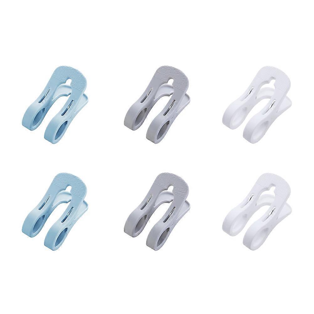 Large Windproof Clip Clothes Clips Non Slip Drying Clothes Home Use 6Pcs